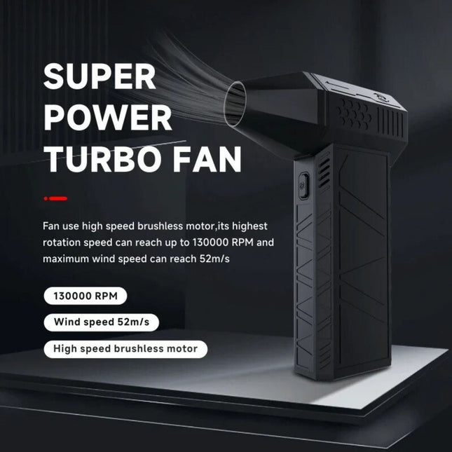 Turbo Fan | Compact Mini Jet Fan with High-Speed Motor for Versatile Use 1