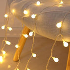 Ball / Warm White / Battery 80LEDs - 26 feet