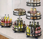 TwistRack | Rotating Storage Shelf with Adjustable Height | Space-Saving Organizer for Kitchen and Bathroom 0
