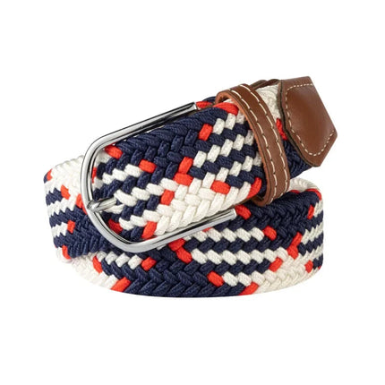 Elastic Fabric Belt with Metal Buckle, One Size Casual Stretchy Belt for Everyday Outfits – image 34