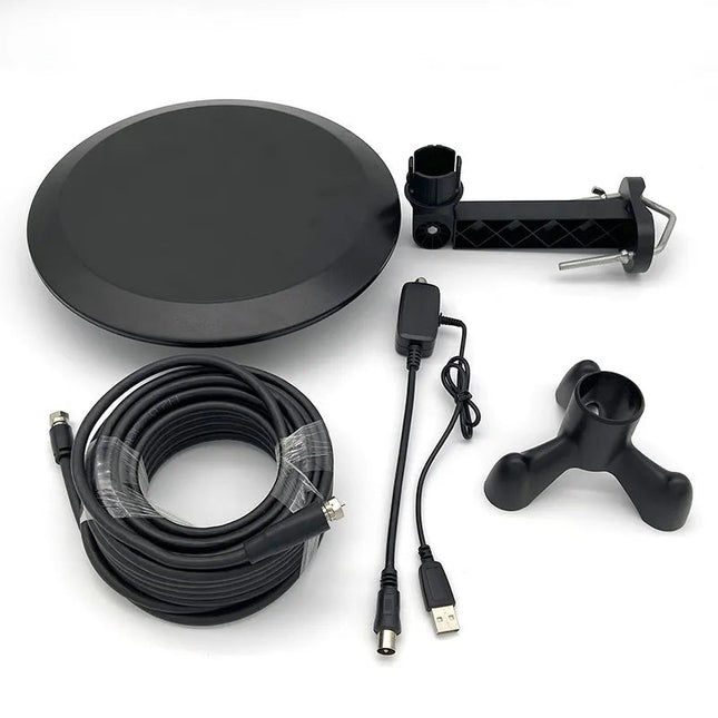 Ultimate 360° Outdoor HD TV Antenna with Intelligent Signal Processing | All-Weather Design for Reliable Reception 0