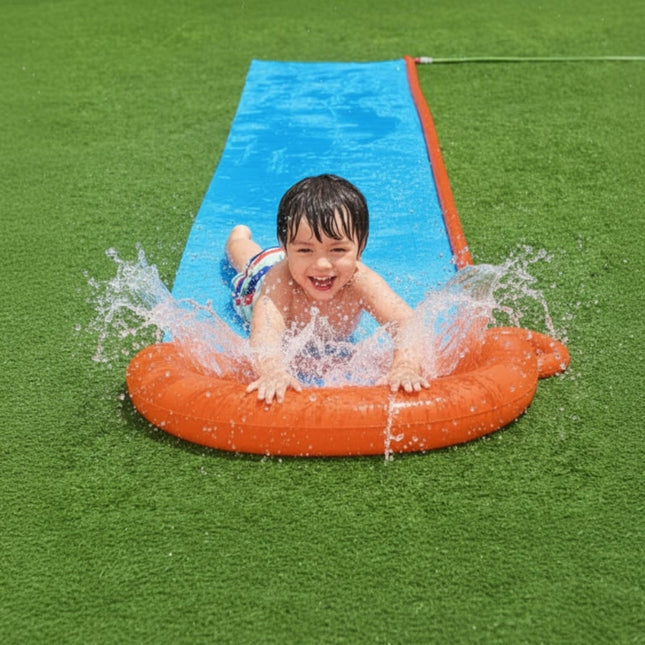 Ultimate Inflatable Water Slide | PVC Design with Integrated Water Mist System for Backyard Fun 1
