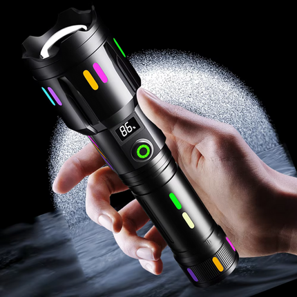 Ultimate LED Flashlight | 9000 Lumens Rechargeable with Zoom Feature | Durable Design for Outdoor Adventures 6