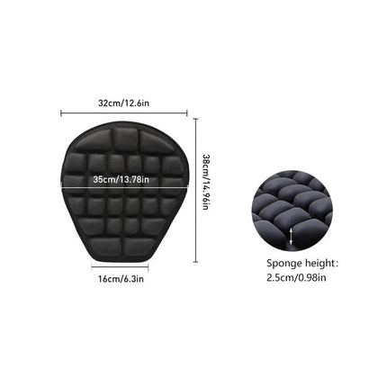 Ultimate Motorcycle 3D Cushion with Air Flow Technology | Enhanced Comfort for Long Rides 0