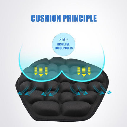 Ultimate Motorcycle 3D Cushion with Air Flow Technology | Enhanced Comfort for Long Rides 4