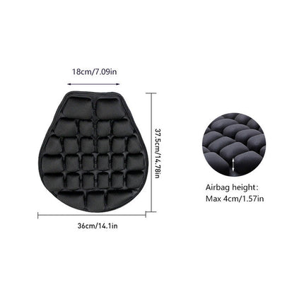 Ultimate Motorcycle 3D Cushion with Air Flow Technology | Enhanced Comfort for Long Rides 8