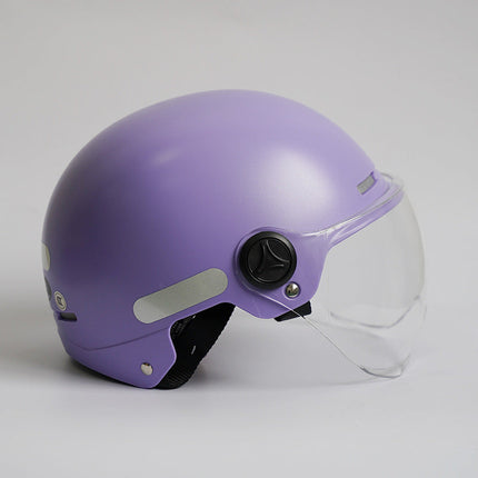Ultimate Motorcycle Helmet | Lightweight Open Face Design with UV Protection | All-Season Comfort for Riders 11