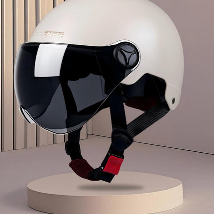 Ultimate Motorcycle Helmet | Lightweight Open Face Design with UV Protection | All-Season Comfort for Riders 16