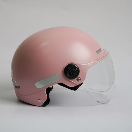 Ultimate Motorcycle Helmet | Lightweight Open Face Design with UV Protection | All-Season Comfort for Riders 4