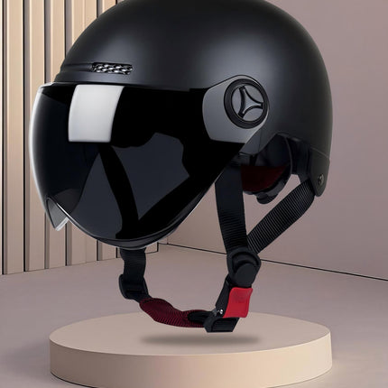 Ultimate Motorcycle Helmet | Lightweight Open Face Design with UV Protection | All-Season Comfort for Riders 5