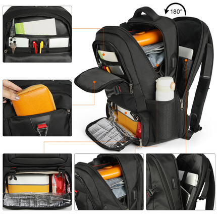 Ultimate Travel Backpack | Large Insulated Compartment & Laptop Organizer for Convenience 3