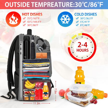 Ultimate Travel Backpack | Large Insulated Compartment & Laptop Organizer for Convenience 5