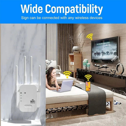 Ultimate WiFi Range Booster | Outdoor Repeater with Dual-Band Connectivity | Extend Signal for Garden and Home Office 2