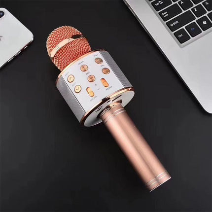 Ultimate Wireless Karaoke Microphone with Multi-Functionality for On-the-Go Singing 0