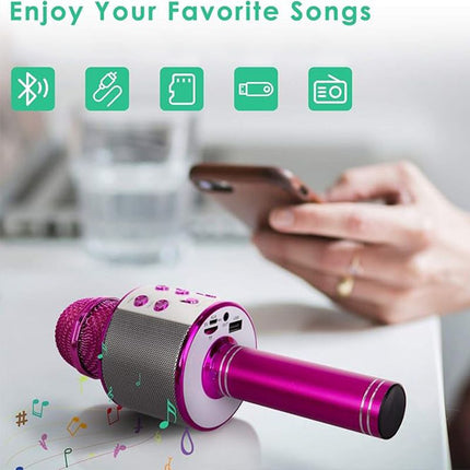 Ultimate Wireless Karaoke Microphone with Multi-Functionality for On-the-Go Singing 5