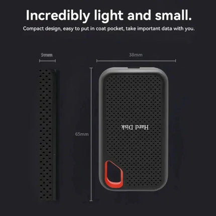 Ultra-Portable SSD External Hard Drive with High-Speed Transfer | Shock-Resistant Design for Secure Storage 3