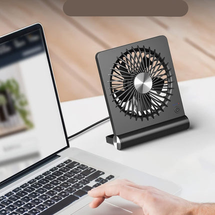 Ultra-Quiet Table Fan | Compact Design with Adjustable Tilt | Perfect Small Desk Fan for Refreshing Airflow 3
