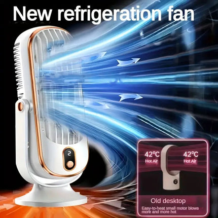 Ultra-Quiet USB Desk Fan with Rechargeable Battery | Compact Design for Effortless Cooling 4