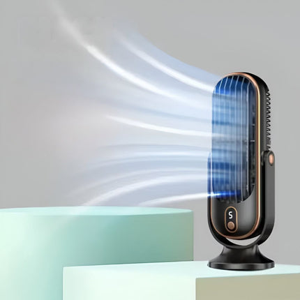 Ultra-Quiet USB Desk Fan with Rechargeable Battery | Compact Design for Effortless Cooling 8