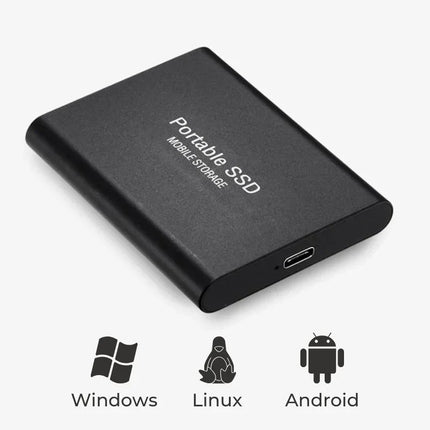 External Solid State Drive, External SSD for PC and Mac