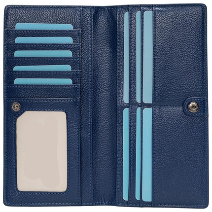 Ultra-Thin Leather Card Wallet with RFID Blocking Technology | Compact Design for Secure Storage 1