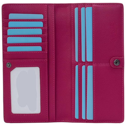 Ultra-Thin Leather Card Wallet with RFID Blocking Technology | Compact Design for Secure Storage 11