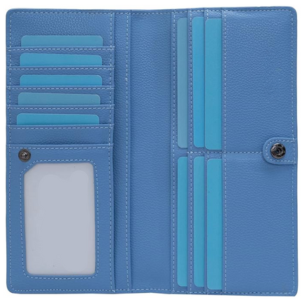Ultra-Thin Leather Card Wallet with RFID Blocking Technology | Compact Design for Secure Storage 12