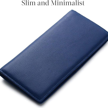 Ultra-Thin Leather Card Wallet with RFID Blocking Technology | Compact Design for Secure Storage 5