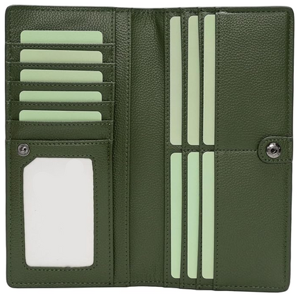 Ultra-Thin Leather Card Wallet with RFID Blocking Technology | Compact Design for Secure Storage 6