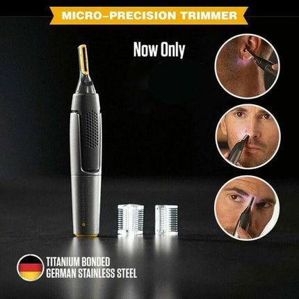 Ultra-Thin Precision Trimmer with Titanium Blades | Effortless Grooming Tool for Beard, Nose & Eyebrows 1