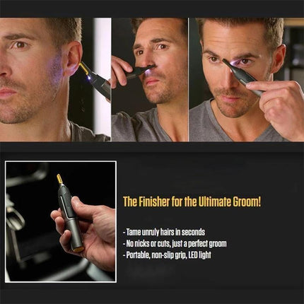 Ultra-Thin Precision Trimmer with Titanium Blades | Effortless Grooming Tool for Beard, Nose & Eyebrows 2