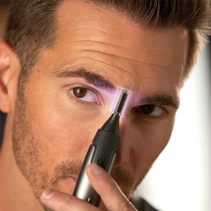 Ultra-Thin Precision Trimmer with Titanium Blades | Effortless Grooming Tool for Beard, Nose & Eyebrows 7