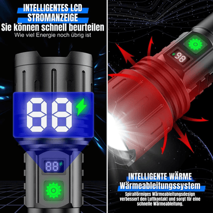 UltraBeam | High-Intensity Torch with 100,000 Lumens & Power Bank | Versatile Lighting for Outdoor Adventures 4