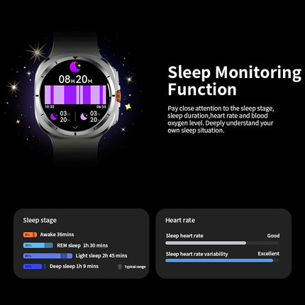 Ultra 8 | Bluetooth Smartwatch with Compass & ChatGPT Integration | Fitness Tracker for Daily Health Monitoring 7
