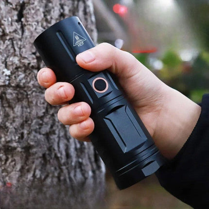 Ultra Bright Night Beam | Rechargeable Flashlight with High-Intensity LED | Waterproof Design for Outdoor Adventures 0