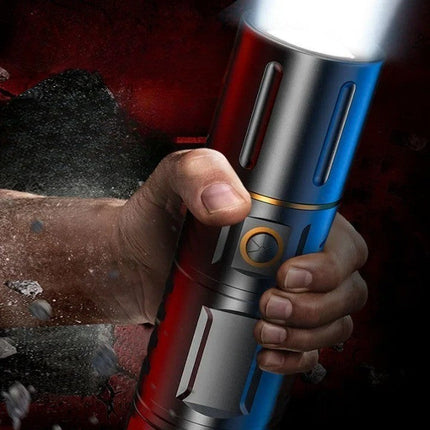Ultra Bright Night Beam | Rechargeable Flashlight with High-Intensity LED | Waterproof Design for Outdoor Adventures 1