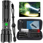 Ultra Bright Tactical Flashlight | 100,000 Lumens & Adjustable Beam | Durable Waterproof Design for Outdoor Adventures 0