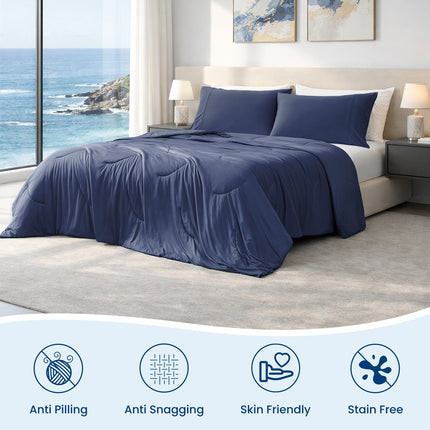 Ultra Cooling Comforter | Double-Sided Design with Advanced Fabric Technology | Lightweight for Year-Round Comfort 11