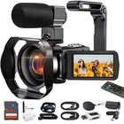 Ultra HD Vlogging Camera | 48MP Photos with Stabilizer & WiFi Connectivity | Perfect for Travel and Tutorials 0