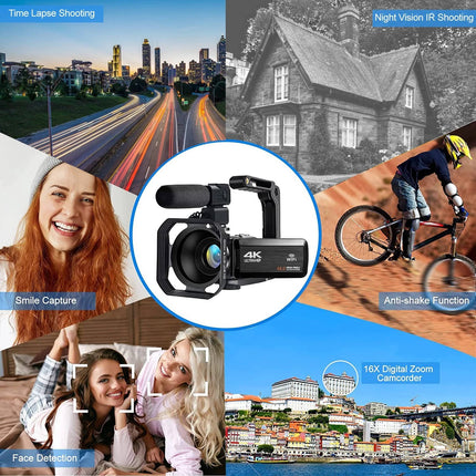 Ultra HD Vlogging Camera | 48MP Photos with Stabilizer & WiFi Connectivity | Perfect for Travel and Tutorials 3