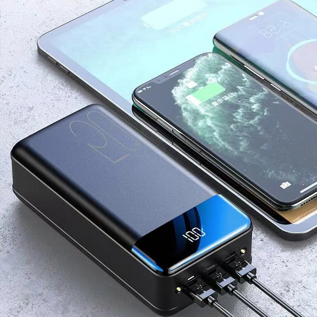 Ultra High Capacity Power Bank | 50,000mAh Portable Charger with Rapid Recharge Technology | Compact Design for All Devices 0