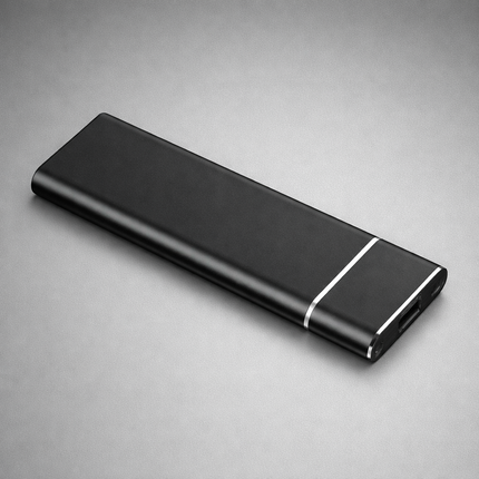 Ultra Thin Portable External Hard Drive | 500GB USB-C Storage for Fast File Transfer 0