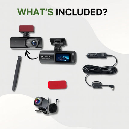 Ultra Vision | 4K Ultra HD Dash Cam with Night Vision & GPS | Compact Vehicle Recorder for Enhanced Safety 5