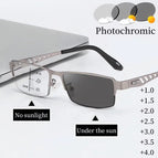 Gray / Self-tinting & Multifocal / +1.00