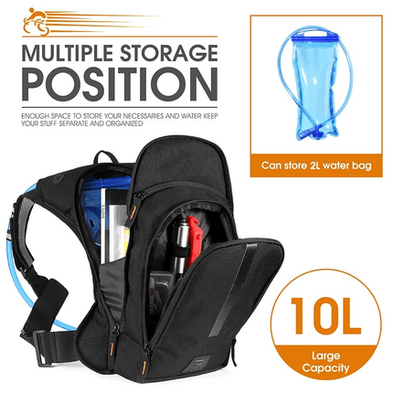 Ultralight 10L Backpack with Hydration System for Cycling & Outdoor Adventures 4