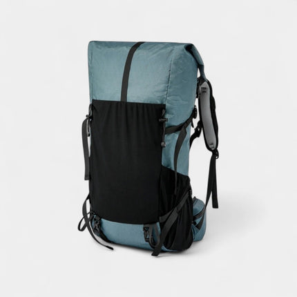 Ultralight 50L Travel Backpack with Roll-Top Design | Water-Resistant and Durable for Hiking Adventures 0