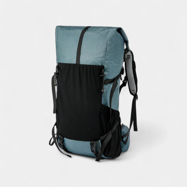 Ultralight 50L Travel Backpack with Roll-Top Design | Water-Resistant and Durable for Hiking Adventures 0