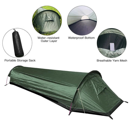 Ultralight Camping Tent with Waterproof Design | Quick Setup for Solo Adventures 1