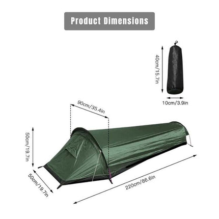 Ultralight Solo Camping Tent with Waterproof & Windproof Design | Compact Shelter for Hikers and Backpackers 5