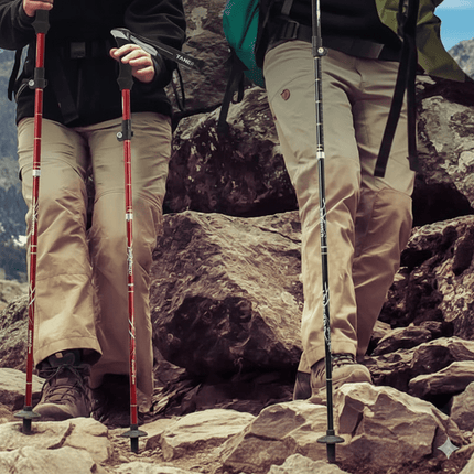 Ultralight Trekking Poles | Adjustable Length with EVA Grip Handles | Durable Support for Hiking and Camping 1